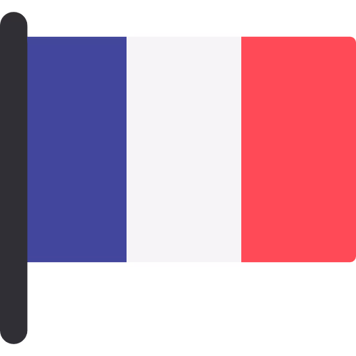 Frankreich Flagge Symbol 